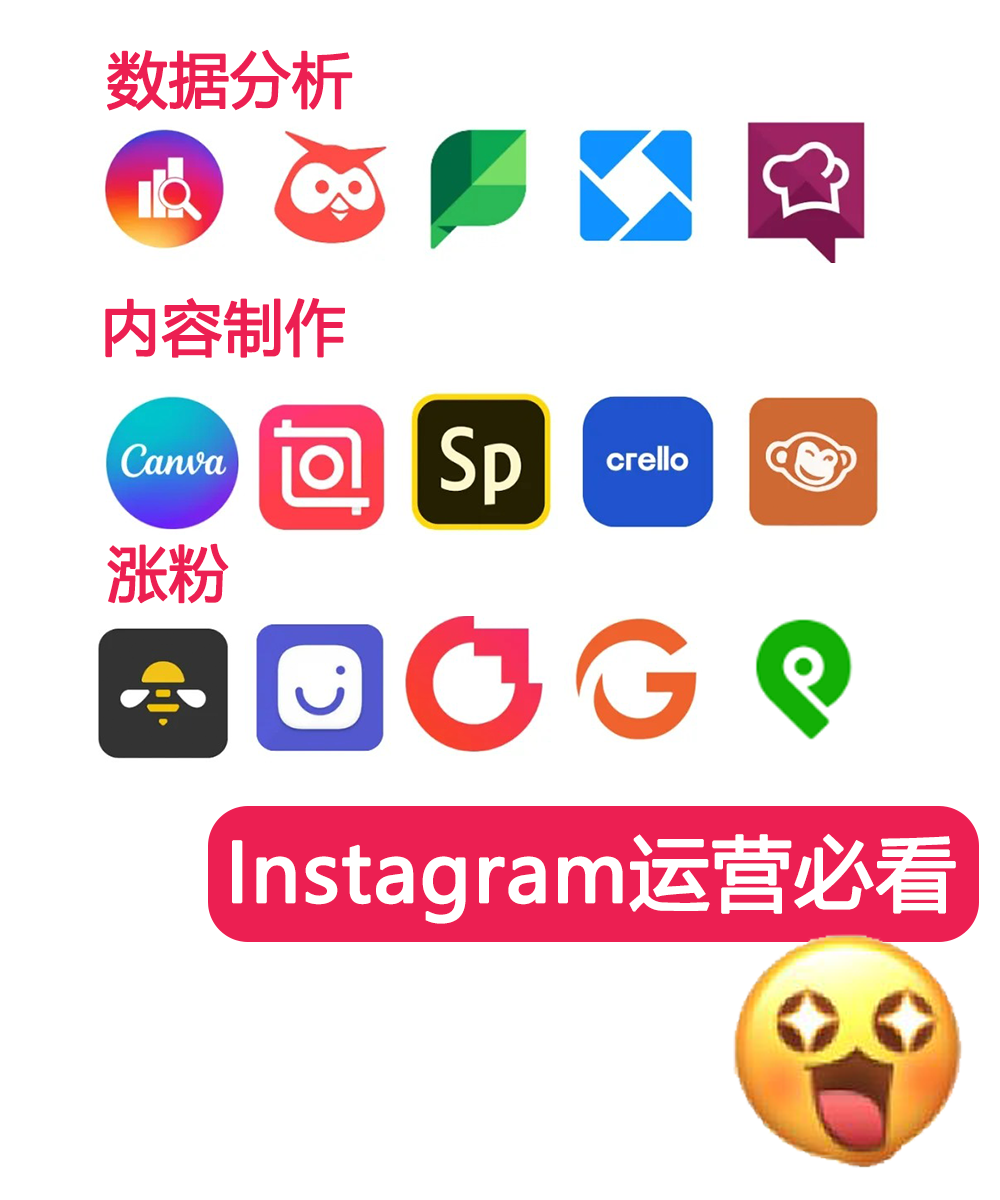  Instagram运营神器，这些工具让你轻松涨粉！